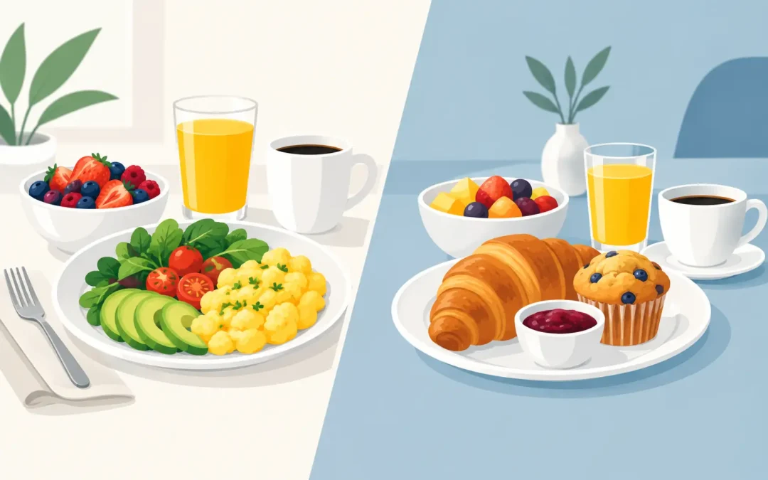 Fresh Breakfast Versus Continental Breakfast
